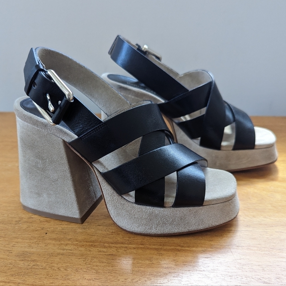 Michael Kors Collection Chunky Platform Leather‎ … - image 11